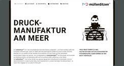 Desktop Screenshot of muellerditzen.de